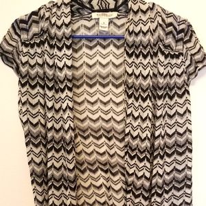 White House Black Market Chevron pattern coverup Size Small